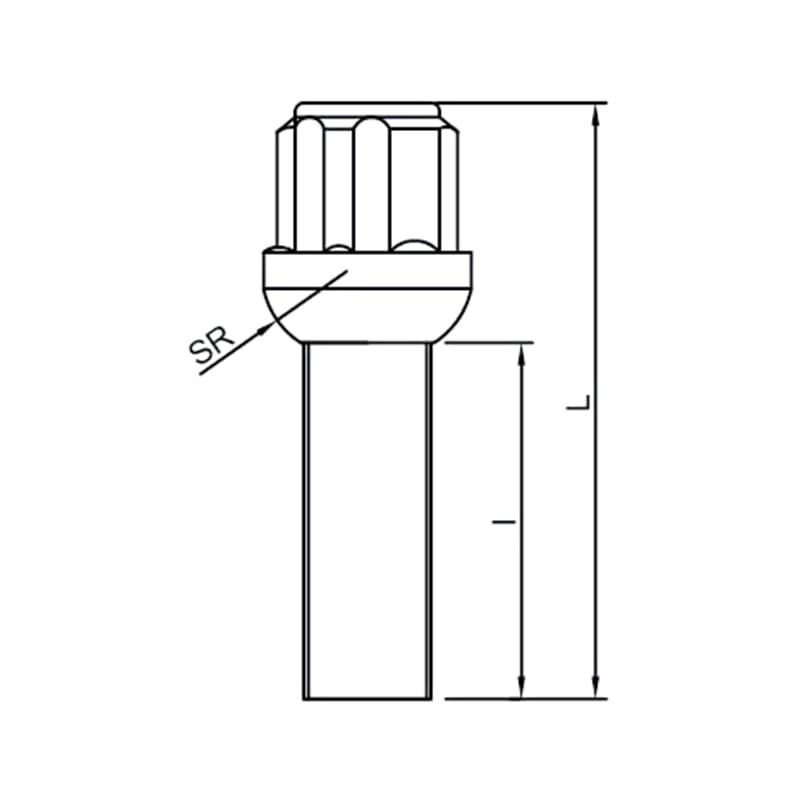 WF-LB003 Болты блокировки колес Ball‑Seat Anti‑Theft WF-LB003 Болты блокировки колес Ball‑Seat Anti‑Theft
