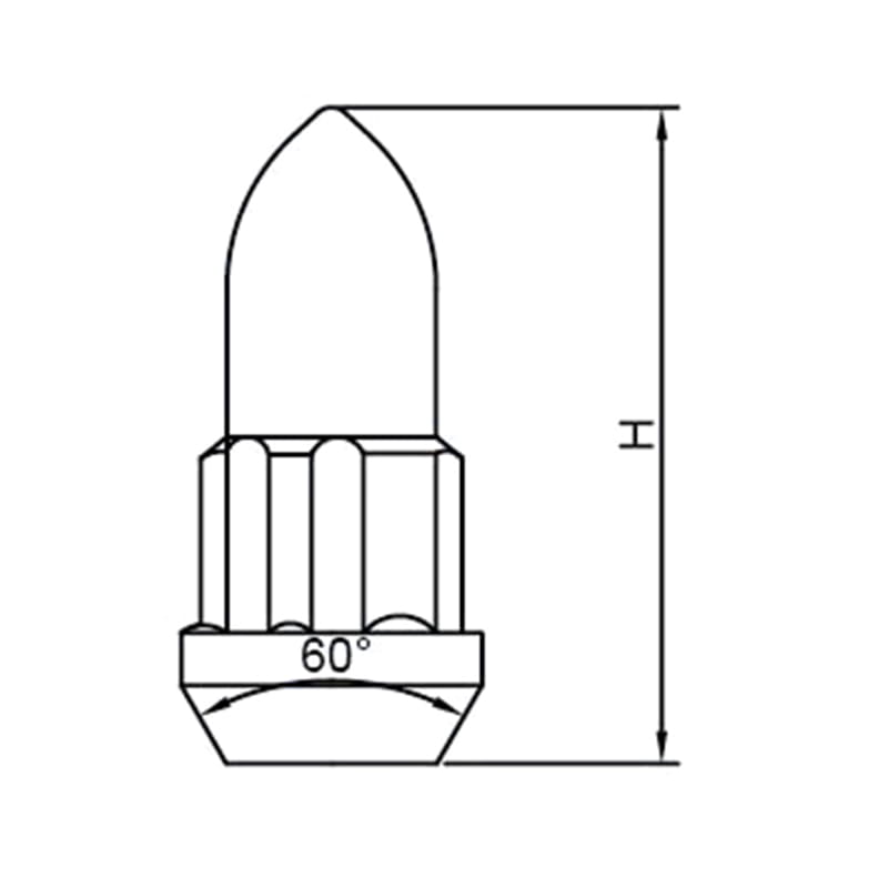 Гайки с коническим седлом WF-LS025 с длинным тюнером и закрытым концом Гайки с коническим седлом WF-LS025 с длинным тюнером и закрытым концом